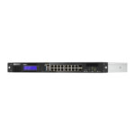 QNAP QGD-1600 gestionado Gigabit Ethernet 1U en color negro y gris con 8GB de RAM. SKU QGD-1600-8G