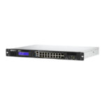 QNAP QGD-1600 gestionado Gigabit Ethernet 1U en color negro y gris con 8GB de RAM. SKU QGD-1600-8G