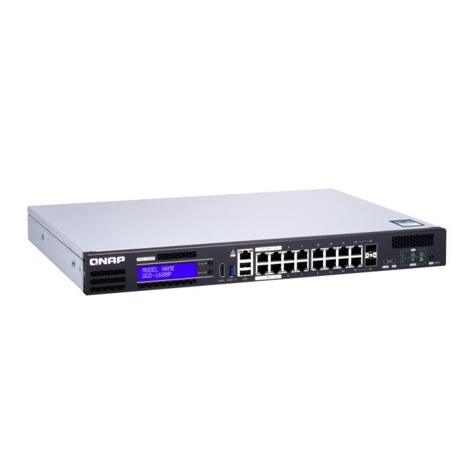 QNAP QGD-1600P Gestionado Gigabit Ethernet (10/100/1000) Energía sobre Ethernet (PoE) 1U Negro, Gris 5 QNAP QGD-1600P Razones de compra