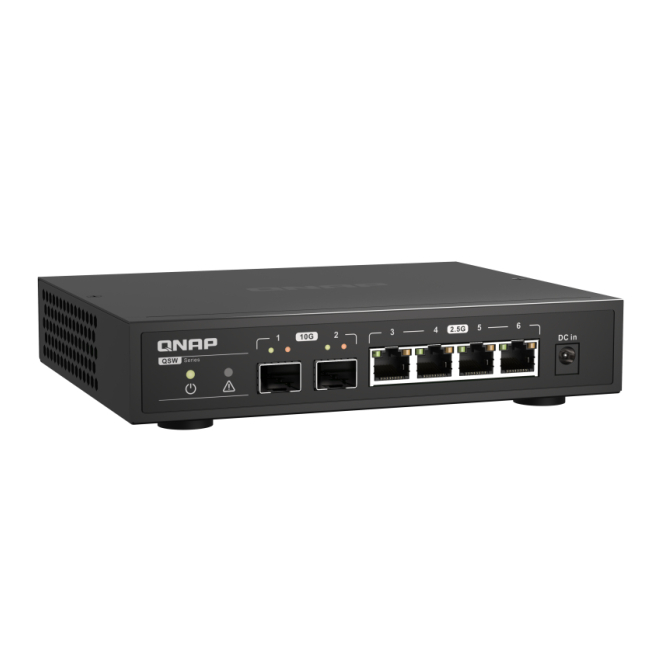 QNAP QSW-2104-2S switch No administrado 2.5G Ethernet Negro 3 QNAP QSW-2104-2S entorno de oficina en red
