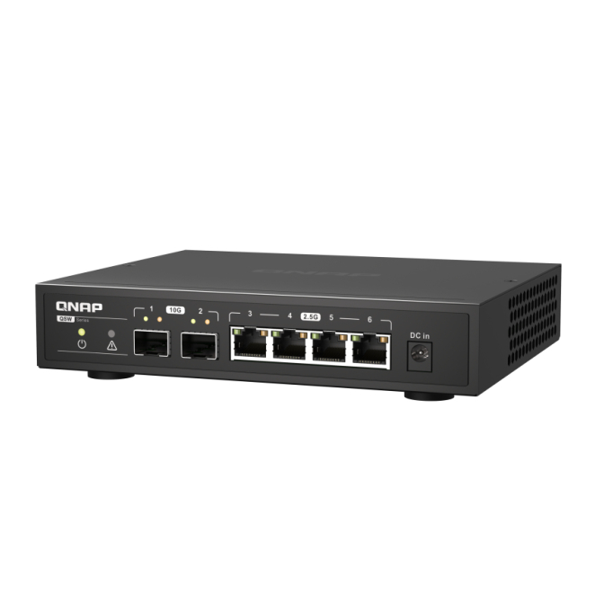QNAP QSW-2104-2S switch No administrado 2.5G Ethernet Negro 4 QNAP QSW-2104-2S instalacion facil y rapida