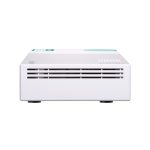 Imagen del Switch No Administrado QNAP QSW-308S Gigabit Ethernet blanco con 3 puertos SFP y 8 puertos RJ45. SKU: QSW-308S