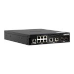 QNAP QSW-M2106R-2S2T switch gestionado L2 con puertos 10G Ethernet en tamaño 1U y color negro, SKU QSW-M2106R-2S2T