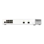 QNAP QSW-M2108-2S switch gestionado L2 con puertos 2.5G Ethernet en color gris, modelo SKU QSW-M2108-2S