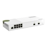 QNAP QSW-M2108-2S switch gestionado L2 con puertos 2.5G Ethernet en color gris, modelo SKU QSW-M2108-2S