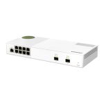 QNAP QSW-M2108-2S switch gestionado L2 con puertos 2.5G Ethernet en color gris, modelo SKU QSW-M2108-2S