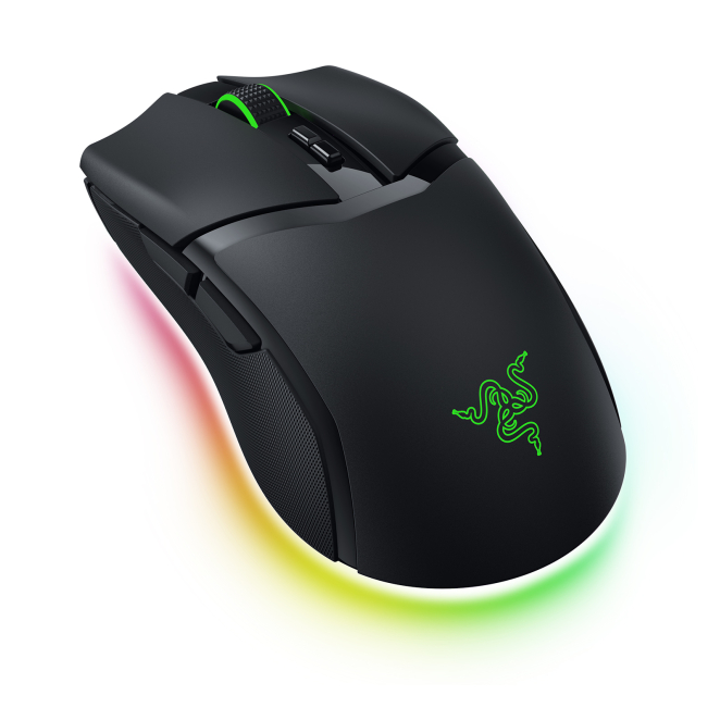 Razer Cobra Pro ratón Juego mano derecha RF Wireless + Bluetooth + USB Type-C Óptico 30000 DPI 1 Razer Cobra Pro ratón vista frontal
