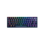 Teclado mecánico Razer Huntsman Mini para juegos con retroiluminación RGB, diseño QWERTY internacional de EE.UU. en color negro. SKU RZ03-03390200-R3M1