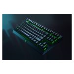 Teclado Razer Blackwidow V3 Tenkeyless para juegos con conexión USB, distribución QWERTY en inglés de EE. UU., color negro y retroiluminación RGB. SKU: RZ03-03490100-R3M1