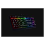 Teclado gaming Razer Blackwidow V3 Tenkeyless, USB, diseño QWERTY en inglés (EE. UU.), color negro. SKU: RZ03-03491800-R3M1