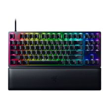 Teclado de juego Razer Huntsman V2 Tenkeyless, USB, QWERTY, inglés de EE. UU., color negro, con switch óptico. SKU: RZ03-03940300-R3M1
