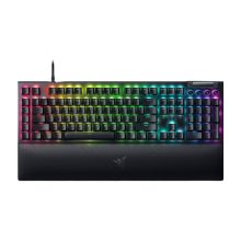 Teclado de juego Razer modelo RZ03-04691800-R3M1 en color negro con conexión USB y distribución de teclas QWERTY en inglés de EE. UU.