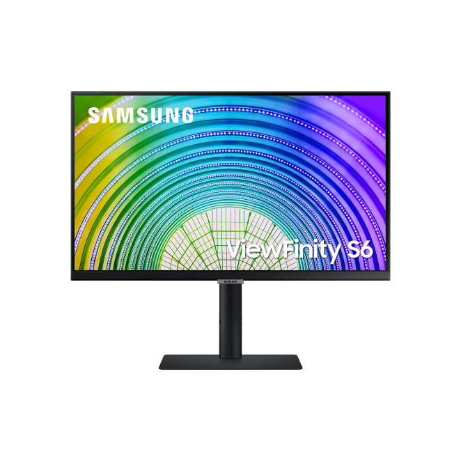 Samsung Monitor LCD 24" Quad HD con Resolución 2560 x 1440 Monitor Samsung S60UA para PC de 24 pulgadas, 2560 x 1440 Pixeles, Quad HD y color negro. SKU LS24A600UCUXEN