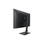 Pantalla LED Samsung S80TB de 27 pulgadas con 3840 x 2160 píxeles en resolución 4K Ultra HD, modelo LS27B800TGUXEN, color negro