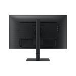 Pantalla LED Samsung S80TB de 27 pulgadas con 3840 x 2160 píxeles en resolución 4K Ultra HD, modelo LS27B800TGUXEN, color negro