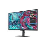 Pantalla LED Samsung S80TB de 27 pulgadas con 3840 x 2160 píxeles en resolución 4K Ultra HD, modelo LS27B800TGUXEN, color negro