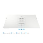 Imagen del Samsung M70C, pantalla para PC de 32 pulgadas, resolución 3840 x 2160 píxeles, 4K Ultra HD LED, modelo LS32CM703UUXEN, color blanco.