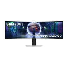 Monitor dual QHD OLED Samsung G93SD de 49 pulgadas, resolución 5120 x 1440 píxeles, color plata, SKU LS49DG934SUXEN