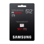 Tarjeta de memoria Samsung MB-MK512T 512 GB MicroSDXC UHS-I con alta velocidad y SKU MB-MK512T/WW