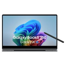 Samsung Galaxy Book5 360 Híbrido 2-en-1, Intel Core Ultra 5, pantalla táctil Full HD de 15.6 pulgadas, 16 GB de RAM LPDDR5x, 512 GB SSD, Wi-Fi 7, Windows 11 Pro gris, SKU NP754QHA-KA1ES