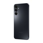 Samsung Galaxy A16 de color negro con pantalla de 6.7 pulgadas, 8 GB de RAM, 256 GB de almacenamiento y batería de 5000 mAh. SKU: SM-A165FZKCEUB