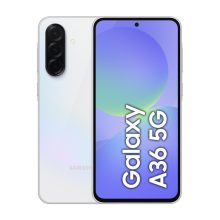 Teléfono Samsung Galaxy A36 5G con pantalla infinita, triple cámara y batería de larga duración. SKU: SM-A366BZAGEUB