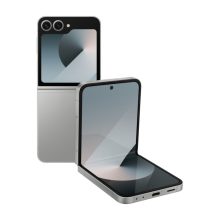 Samsung Galaxy Z Flip6 con pantalla plegable, diseño compacto y SKU SM-F741BZSGEUB