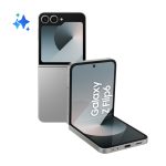 Samsung Galaxy Z Flip6 con pantalla de 17 cm (6.7 pulgadas), SIM doble, Android 14, conectividad 5G, USB Tipo C, 12 GB de RAM, 256 GB de almacenamiento y batería de 4000 mAh en color plata, SKU: SM-F741BZSGEUE