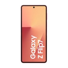 Imagen del Samsung SM-F766BZRHEUB, un smartphone plegable de 6.8 pulgadas con conectividad 5G, 12 GB de RAM, 512 GB de almacenamiento y batería de 4300 mAh, en color Coral.