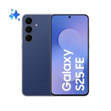 Teléfono Samsung Galaxy S25 FE 5G, pantalla de 17 cm, SIM doble, USB Tipo C, 8 GB de RAM, 128 GB de almacenamiento, batería de 4900 mAh, SKU SM-S731BDBDEUE