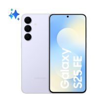 Imagen del Samsung Galaxy S25 FE 5G en color azul, con pantalla de 17 cm (6.7 pulgadas), 8 GB de RAM, 256 GB de almacenamiento, batería de 4900 mAh y puerto USB Tipo C. SKU: SM-S731BLBGEUE