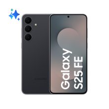 Samsung Galaxy S25 FE 5G negro, pantalla de 17 cm (6.7''), doble SIM, USB Tipo C, 8 GB RAM, 256 GB almacenamiento, batería de 4900 mAh. SKU SM-S731BZKGEUE