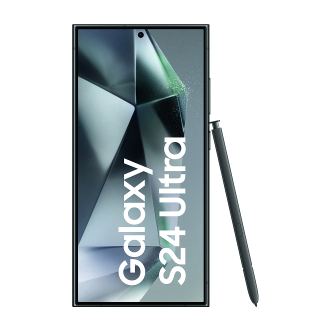Samsung Galaxy S24 Ultra 6.8 pulgadas 5G en Negro Titanio Samsung Galaxy S24 Ultra con pantalla de 6.8 pulgadas, SIM doble, 5G, USB Tipo C, 12 GB RAM, 512 GB almacenamiento y batería de 5000 mAh, SKU SM-S928BZKHEUB