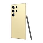 Samsung Galaxy S24 Ultra en titanio y amarillo, pantalla de 6.8 pulgadas, doble SIM, 5G, USB Tipo C, 12GB de RAM, 512GB de almacenamiento y batería de 5000 mAh, SKU SM-S928BZYHEUB
