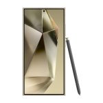 Samsung Galaxy S24 Ultra en titanio y amarillo, pantalla de 6.8 pulgadas, doble SIM, 5G, USB Tipo C, 12GB de RAM, 512GB de almacenamiento y batería de 5000 mAh, SKU SM-S928BZYHEUB