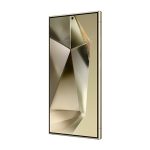 Samsung Galaxy S24 Ultra en titanio y amarillo, pantalla de 6.8 pulgadas, doble SIM, 5G, USB Tipo C, 12GB de RAM, 512GB de almacenamiento y batería de 5000 mAh, SKU SM-S928BZYHEUB