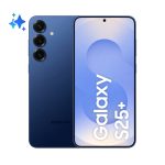 Samsung Galaxy S25+ smartphone with 6.7 inch display, dual SIM, Android 15, 5G support, USB Type C, 12 GB RAM, 512 GB storage, and 4900 mAh battery. SKU: SM-S936BDBGEUB