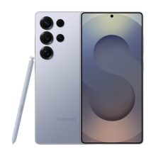 Imagen del Samsung Galaxy S25 Ultra, modelo SM-S938BDBDEUB, con pantalla de 6.9 pulgadas, 12 GB de RAM, almacenamiento de 256 GB, batería de 5000 mAh y color azul.