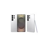 Samsung Galaxy S25 Ultra en color Plata y Blanco, con pantalla de 6.9 pulgadas, 12 GB RAM, almacenamiento de 256 GB, batería de 5000 mAh. SKU: SM-S938BZSDEUB