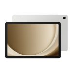 Imagen de la Samsung Galaxy Tab A9+ 5G con Snapdragon, LTE de ambos tipos, 128 GB de almacenamiento, pantalla de 27,9 cm (11 pulgadas), 6 GB de RAM, Wi-Fi 5, Android 13 en color plata. SKU: SM-X216RZSREUB