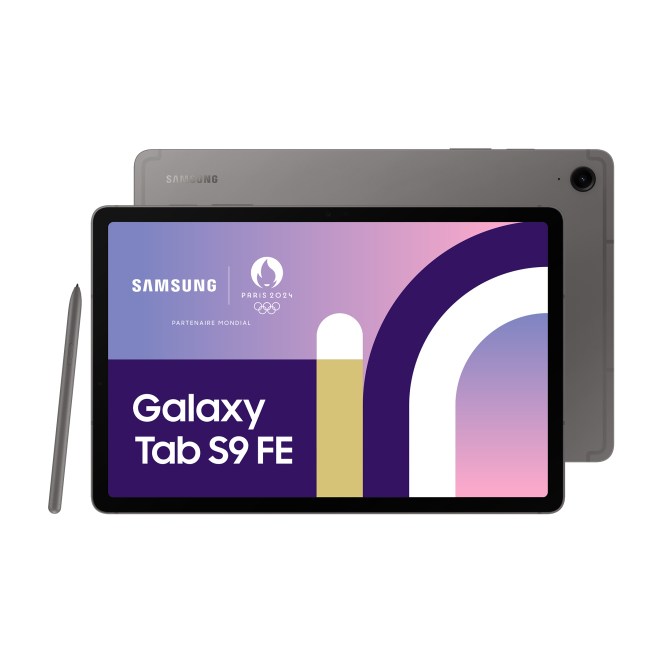 Samsung Galaxy Tab S9 FE S9 FE Samsung Exynos 256 GB 27,7 cm (10.9″) 8 GB Wi-Fi 6 (802.11ax) Android 13 Gris 1 Samsung Galaxy Tab S9 FE con Exynos y 256 GB de almacenamiento