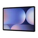 Samsung Galaxy Tab S10 Plus 5G, pantalla de 12.4 pulgadas, SKU SM-X826BZAREUB, vista lateral y trasera mostrando diseño delgado