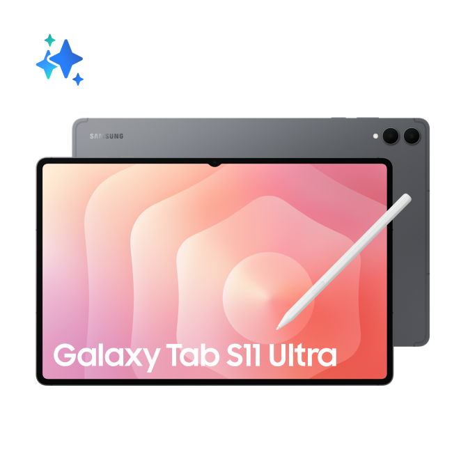 Samsung Galaxy Tab S11 Ultra con 512GB y pantalla de 14.6 pulgadas Tablet Samsung Galaxy Tab S11 Ultra con 512 GB de almacenamiento, pantalla de 14.6 pulgadas, 12 GB de RAM, Wi-Fi 7, color gris. SKU: SM-X930NZAPEUE