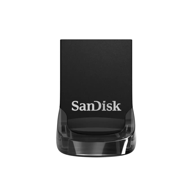 SanDisk Ultra Fit unidad flash USB 32 GB USB tipo A 3.2 Gen 1 (3.1 Gen 1) Negro 3 SanDisk Ultra Fit unidad flash USB conectada a un laptop