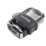 SanDisk Ultra Dual m3.0 unidad flash USB de 32 GB con USB Type-A y Micro-USB 3.2 Gen 1, color negro y plata. SKU: SDDD3-032G-G46