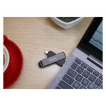 SanDisk unidad flash USB con capacidad de 1 TB, conectividad USB Type-C y USB Type-A 3.2 Gen 2 en color negro, SKU SDDDE1-1T00-G46