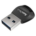 SanDisk MobileMate lector de tarjeta USB 3.2 Gen 1 en color negro. SKU: SDDR-B531-GN6NN