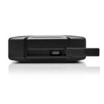 SanDisk G-DRIVE ArmorATD disco duro externo con 6 TB de capacidad, tamaño 2.5 pulgadas, USB Tipo C 3.2 Gen 1, en colores negro y gris. SKU SDPHE1G-006T-GBAND
