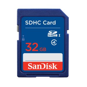 SanDisk memoria flash SDHC con capacidad de 32GB, modelo SDSDB-032G-B35