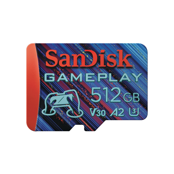 SanDisk memoria flash MicroSD UHS-I de 512 GB SanDisk memoria flash MicroSD UHS-I con 512 GB de capacidad para almacenamiento portátil. SKU: SDSQXAV-512G-GN6XN